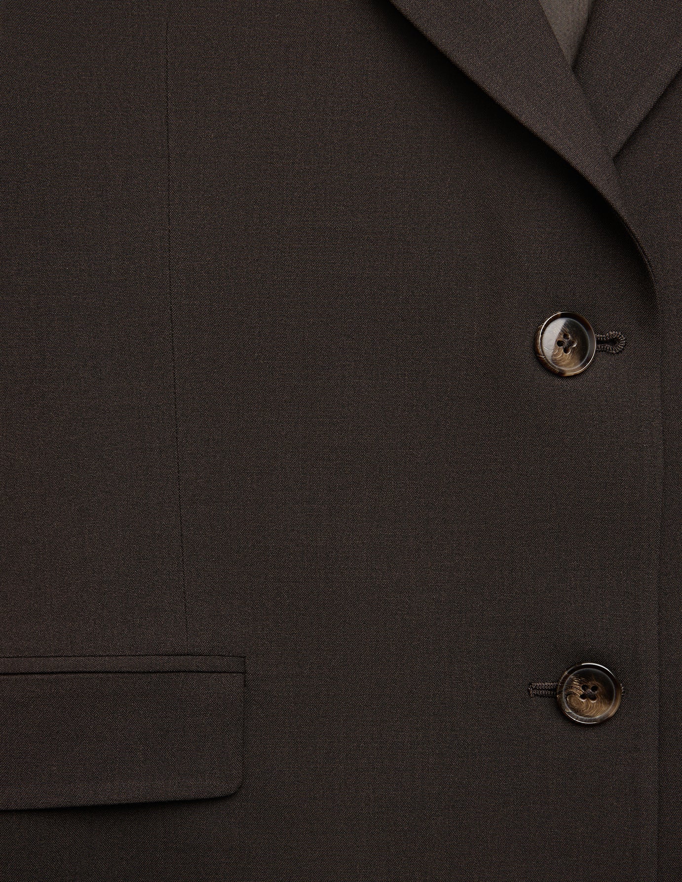 Women Ease Blazer Mocha Melange